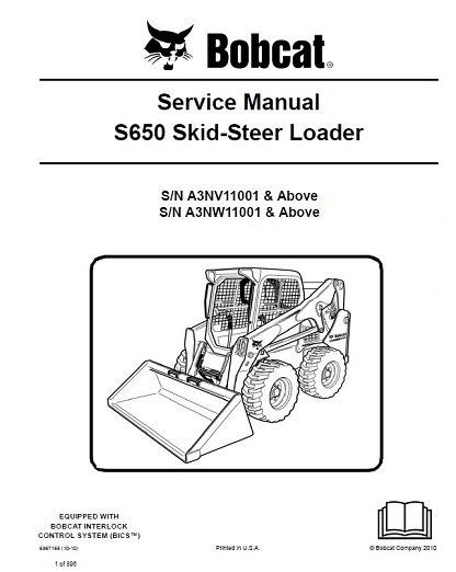bobcat s650 service manual