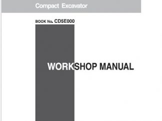 Takeuchi TB23R Compact Excavator Service Repair Workshop Manual