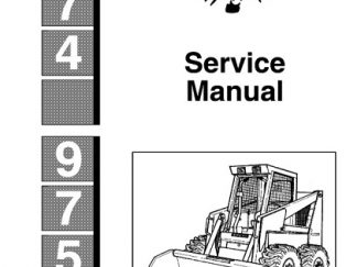 Bobcat 974, 975 Skid Steer Loader Service Repair Manual