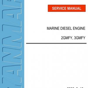 Yanmar Marine Diesel Engine 2GMFY, 3GMFY Service Manual