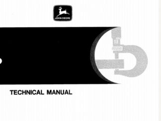 John Deere 510 Backhoe Loader Service Technical Manual