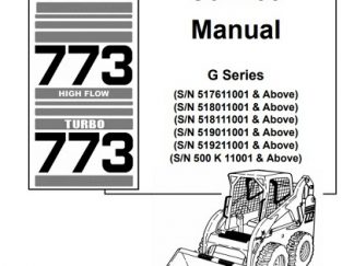 Bobcat 773 G-series Skid-Steer Loader Service Repair Manual
