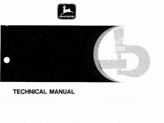 John Deere JD750 Crawler Bulldozer Service Technical Manual