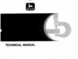 John Deere 210C, 310C, 315C Backhoe Loader Service Technical Manual
