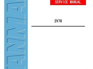 Yanmar 2V78 Industrial Diesel Engine Service Repair Manual